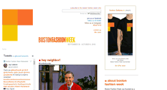 Desktop Screenshot of bostonfashionweek.com